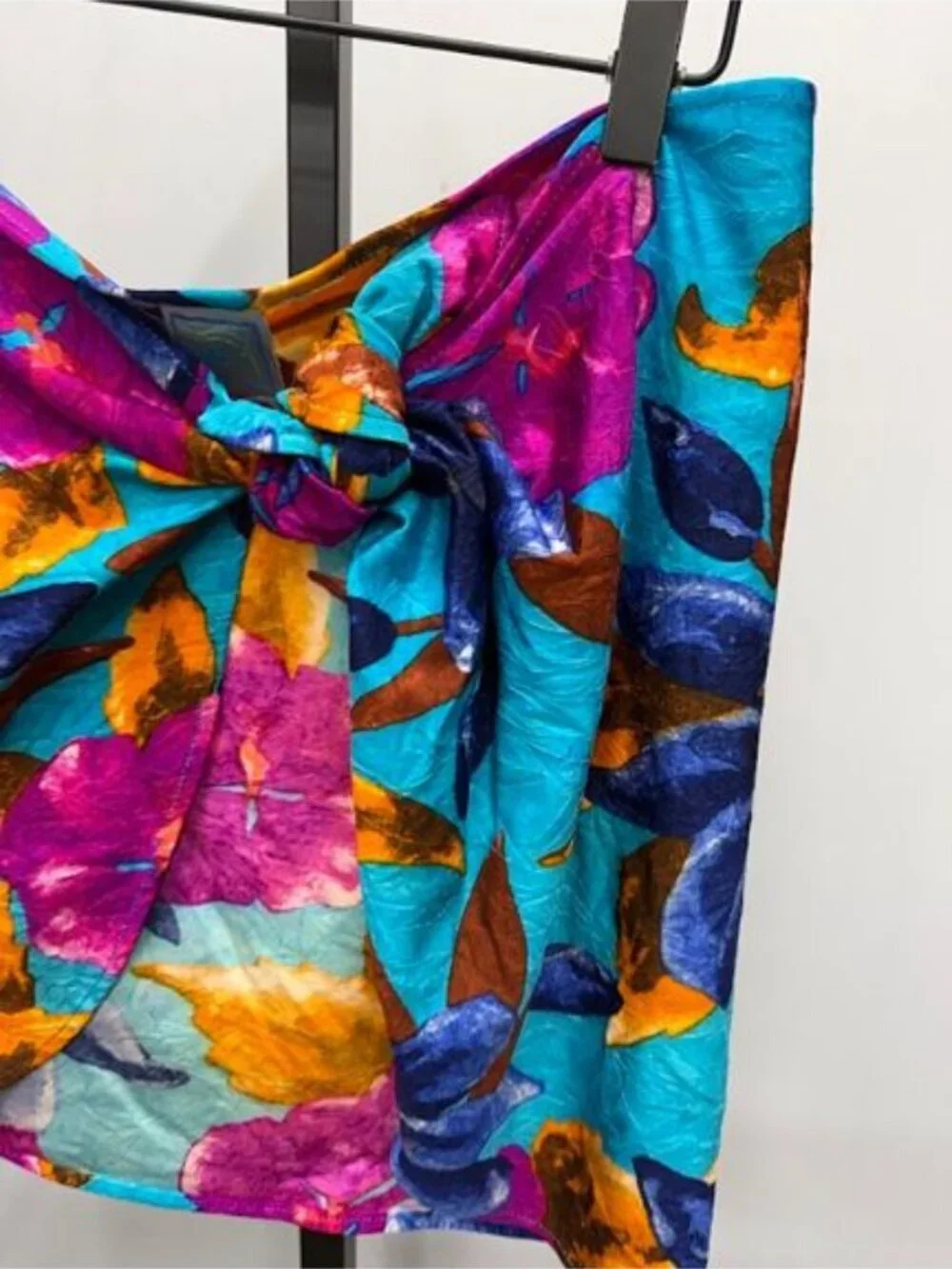 Baja Blue Vintage Swim Wrap Skirt